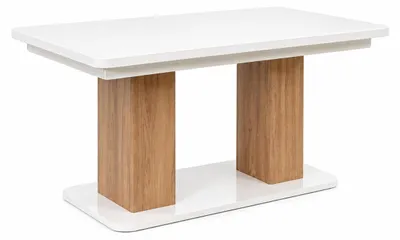 Immagine prodotto di Tavolo moderno con gambe in legno, ideale per arredare una sala da pranzo elegante. Mobili di stile