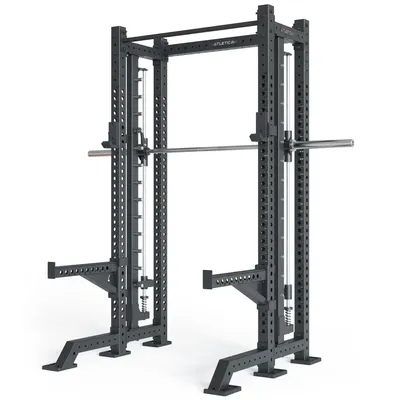 Produktbild von ATLETICA R8 Spectre Short | Power Rack | 226cm Höhe | Smith Machine | Multipresse
