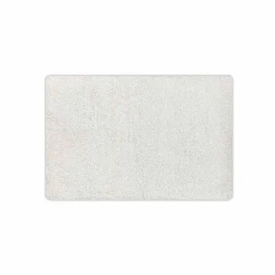 Produktbild von Badezimmer Teppich 60x40 cm Badematte Badvorleger Streifen Altweiß WC Bad Duschvorleger Baumwolle Badteppich Badläufer Badezimmermatte Duschvorlage Waschbar