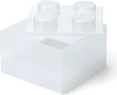 Immagine prodotto di LEGO 40090803 LEGO STORAGE BRICK 4 GLITTER, traslucido