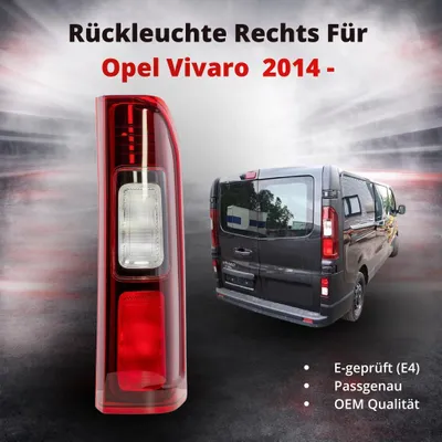 Produktbild von Rückleuchte Heckleuchte Rücklicht Rechts Für Opel Vivaro  2014 - 265504656R