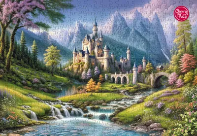 Produktbild von CHERRY PAZZI Puzzle Mä rchenhaftes Schloss 500 Teile