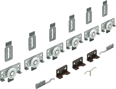 Produktbild von Schiebetürbeschlag Set SlideLine 56 3 Komplett Set 40kg HETTICH
