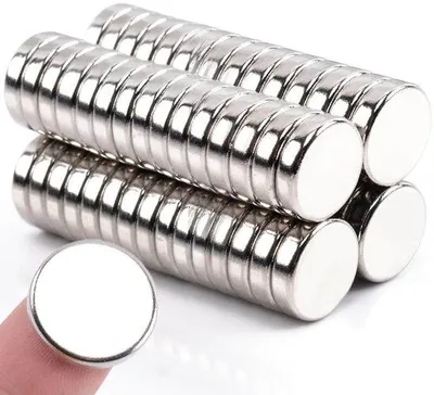 Zdjęcie produktu dla Silne magnesy neodymowe, okrągłe, 12 x 2 mm