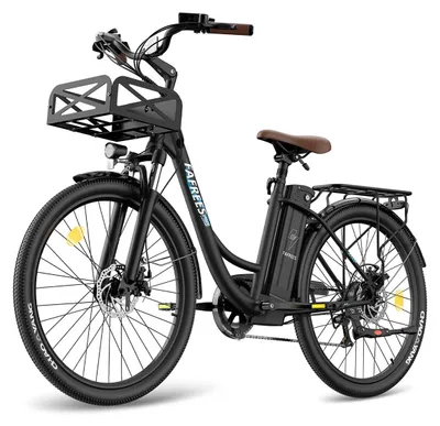 Produktbild von Elektrisches Fahrrad FAFREES F26 Lasting - Motor 250W Akku 36V25Ah 26x1.95 Zoll Reifen Mechanische Scheibenbremsen - Schwarz