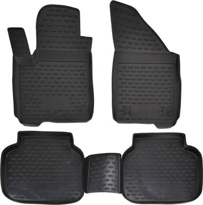 Obrázok produktu pre J&J Automotive | Gumové rohože so zvýšeným okrajom pre Fiat Freemont / Dodge Journey 2008-2018