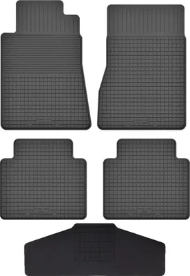 Produktbild von Gummi Fußmatten Set Für: Opel Antara (2006-2017) Gummimatten Schwarz