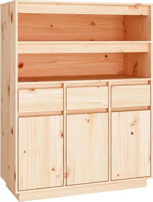 Obrázok produktu pre vidaXL Vysoká doska 89x40x116,5 cm z masívneho borovicového dreva