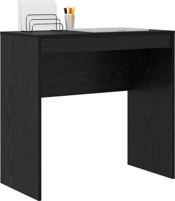 Produktbild von "im Sonderangebot"Schreibtisch/Büro-Möbel - CLORIS - Computertisch moderner - Schwarz Eichen-Optik 80 x 40 x 76 cm - NeuMöbel7274522
