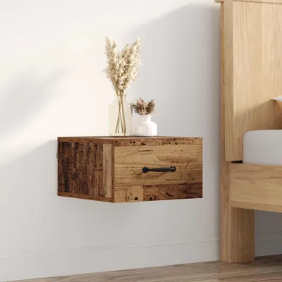 Obrázek produktu pro Maison Exclusive - Noční stolek z recyklovaného dřeva, rozměry 35 x 35 x 20 cm, materiál: dřevovláknitá deska