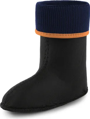 Produktbild von Ladeheid Kinder Mädchen Jungen Wärmende Stiefelsocken für Gummistiefel Innenschuh KL058 (Orange, 34 EU)