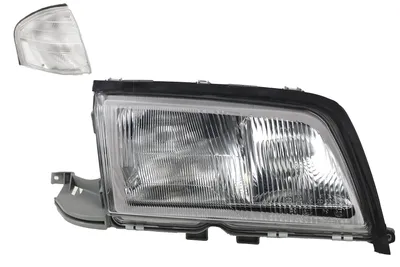Produktbild von Scheinwerfer passend für Mercedes W202 C-Klasse 96-00 H7 H1 H1 Rechts m. Blinker 2028202461 2028203061 2028260843 2028261043 A2028260843 A20282 Johns