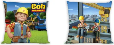 Produktbild von Kissenbezug, Baumwollkissenbezug für Kinder 40x40 Bob der Baumeister 005
