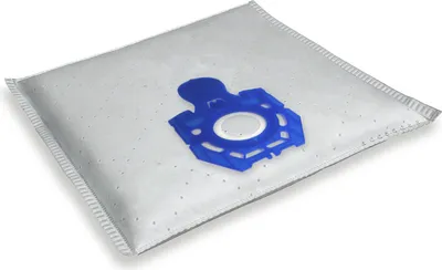 A single vacuum cleaner bag is shown on a white background.