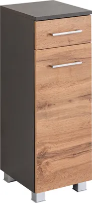 Produktbild von Held Möbel Unterschrank Paris 30 cm graphitgrau/Wotaneiche