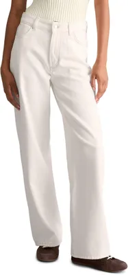 Productafbeelding van Marc O'Polo Denim dames jeans, high waist, wijde pasvorm, wit (White Multi 05), maat 32