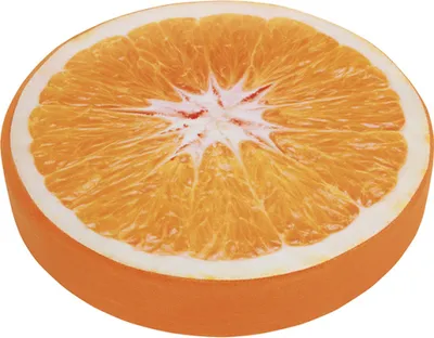 Image de Siège ORESTE rond - diamètre 38 cm - Orange