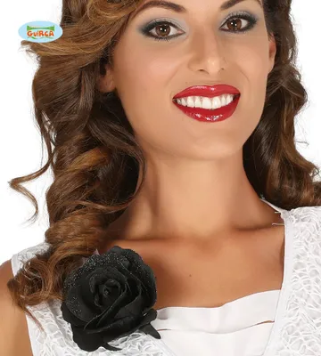 Produktbild von schwarze Blume Rose Halloween