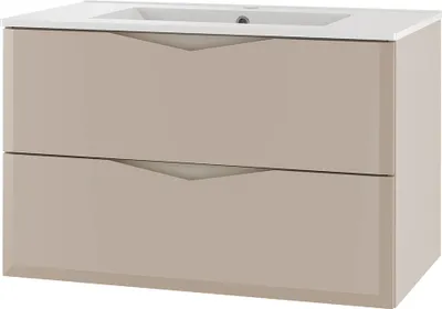 Produktbild von Waschtisch inkl. Waschbecken 81 cm breit in kaschmir DORIDA-140