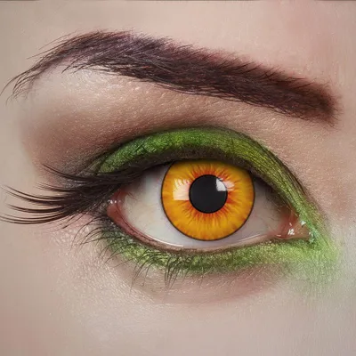 Produktbild von aricona Farbige Kontaktlinsen Weiche Halloween Jahreslinsen Zombie Vampir