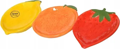 Produktbild von Dekorative Platte mit Obstmotiv Porzellan 30cm
