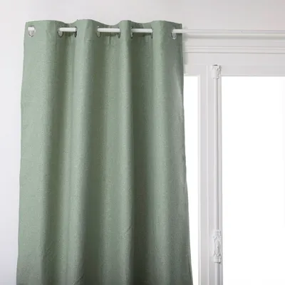 Produktbild von Isolierender, verdunkelnder vorhang seladongrün 140x260cm - Atmosphera créateur d'intérieur