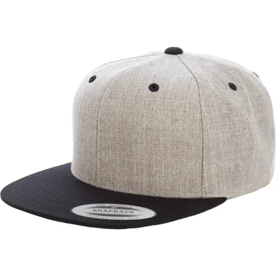 Obrázok produktu pre Kšiltovka Classic Snapback 2-Tone Cap,heather grey / black
