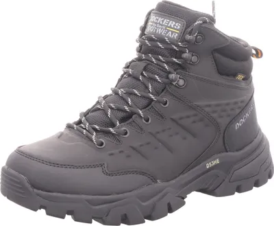 A black Dockers by Gerli men's lace-up boot.