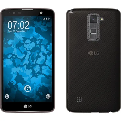 Produktbild von PhoneNatic Case kompatibel mit LG Stylus 2 Plus - grau Silikon Hülle Slimcase + 2 Schutzfolien