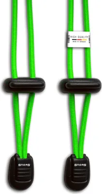 Produktbild von SNORS Schnürsystem - NEONGRÜN - 120cm - elastische Schnürsenkel mit Schnellverschluss