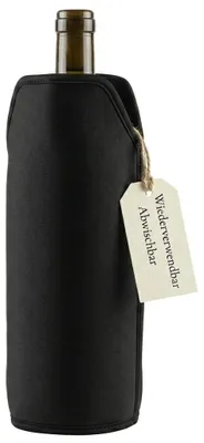 Produktbild von Weinkühler Kühlmanschette - Flexible Flaschenkühlung mit wiederverwendbarem Kühlakku - Für Wein Sekt und Getränke