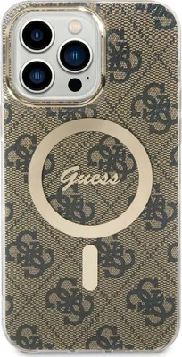 Immagine prodotto di Guess IML 4G MagSafe Apple iPhone 15 Pro Max GUHMP15XH4STW Marrone