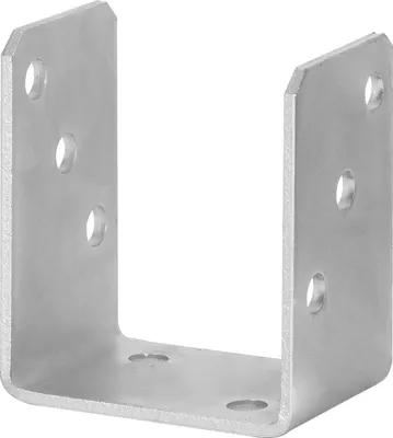 Immagine prodotto di ADGO Base per palo, supporto per palo, piede per palo 100 mm, avvitabile, a forma di U