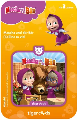 Immagine prodotto di tigercard - Masha e l'orso - Episodio 6: Uno di troppo