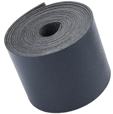 Image de Sangles en cuir - Largeur de 5 cm - Pour bretelles de sacs, ceintures et poignées de meubles - Noir