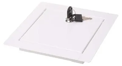 Produktbild von Aqbau® Revisionsklappe trockenbau 25x25 cm Revisionstür mit schloss, Revision Wartungstür, Wartungstür, serviceklappe, wartungsklappe trockenbau aus