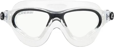 Produktbild von Cressi Cobra Goggles Clear/Clear Black - Schwimmbrille für Erwachsene mit Separaten Anti Beschlag, Anti Kratz und Anti UV Gläsern, Klar/Klar Schwarz - Klar Gläsern, Einheitsgröße