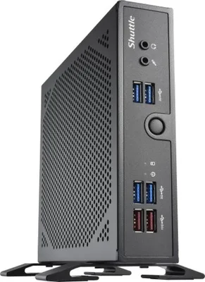 Zdjęcie produktu dla Shuttle XPС slim DH610V2, Wielkość PC 1.35L, Komputer mini typu barebone, Intel H610, LGA 1700, DDR5-SDRAM, 120 W
