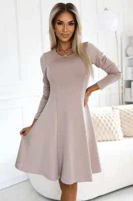 Produktbild von Kleid NUMOCO 567-1 BEIGE Größe: XL