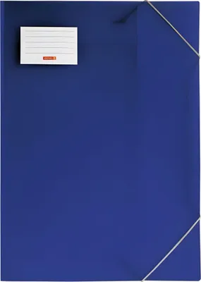 Produktbild von BRUNNEN Zeichenmappe FACT!pp DIN A3 blau transparent