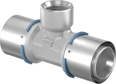 Produktbild von UPONOR S-Press, T-Stück, mit Innengewinde, 40-Rp3/4"FT-40, 1 Stk.