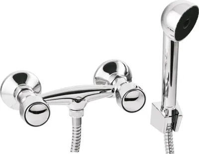 Produktbild von Modena Zweigriff-Brausemischer mit Schlauch und Handbrause