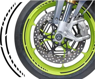 Obrázok produktu pre PIN Pruhovanie ráfikov Racing Black pre motocykel