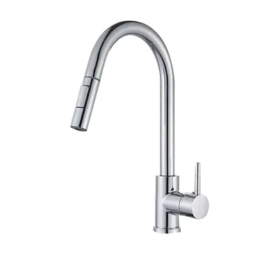 Obrázek produktu pro Kuchyňská baterie, funkce vytahování, otáčení o 360°, chrom