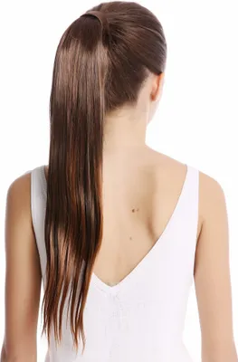 Produktbild von WIG ME UP Haarteil Zopf Steckkamm & Haarreif Braun Srosy-2T30