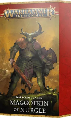 Obrázek produktu pro W-AOS: Warscroll Cards: Maggotkin of Nurgle (2026)