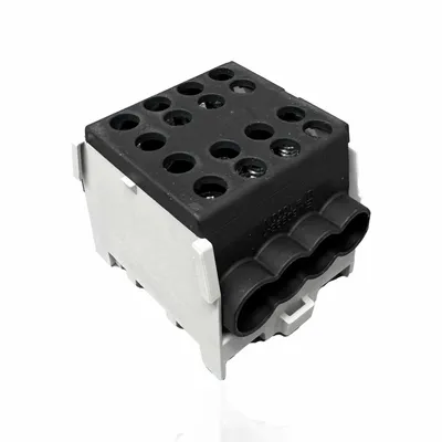 Produktbild von SD ProfiLine Abzweigklemme HLAK 35-1/6 M2 schwarz, 1 Stück