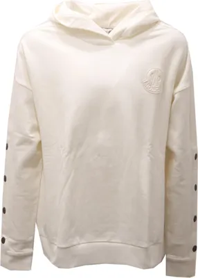 Image de 8061AD felpa bimba girl MONCLER off white Coton unisex sweatshirt kids