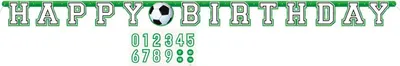 Produktbild von Fußball Girlande + Zahlensticker