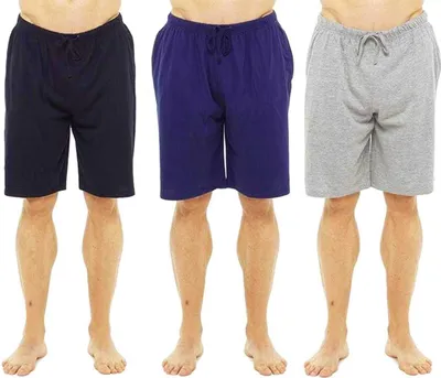 Immagine prodotto di Keanu - Pantaloncini da salotto da uomo (confezione da 3) TC757 (L) (Nero/Navy/Grigio)